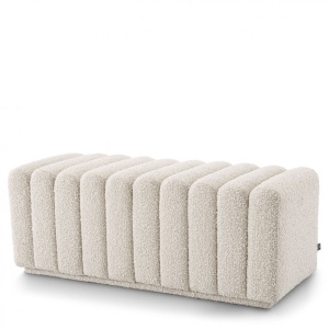 Bancheta design LUX Bente, boucle crem 115494 HZ