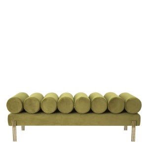 Bancheta moderna design LUX Oxley, Savona vintage green - Img 3