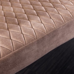 Bancheta tapitata design modern Paris 160cm, champagner greige - Img 4