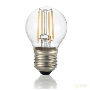Bec LED E27 4W SFERA TRASPARENTE 3000K 101279 - Img 1