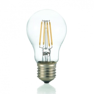 Bec LED E27 8W 4000K GOCCIA TRASPARENTE 153964