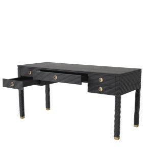 Birou design modern LUX din lemn de mahon Dimitrios 114437 HZ - Img 4