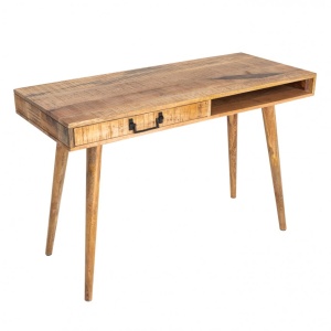 Birou din lemn Retro 120cm Mango A-39959 VC