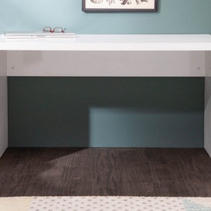 Birou modern alb, simplu si elegant, Fast Trade 120cm - Img 3