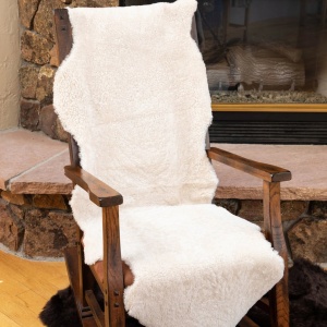 Blana de oaie Short Wool Curly Double 180x60cm - Img 3