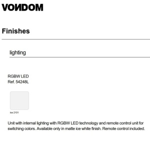 Brad Decorativ FOREST 2m ILUMINAT LED RGBW Vondom 58864 universul-luminii.ro