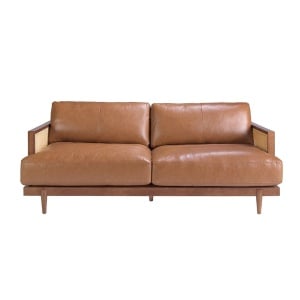 Canapea 3 locuri design elegant LUX Brown leather - Img 8
