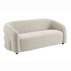 Canapea 3 locuri, Tesatura chenille bej VOQUE 200cm