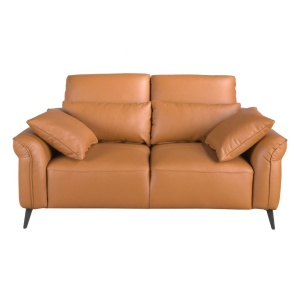 Canapea design LUX 2 locuri Brown Leather - Img 5