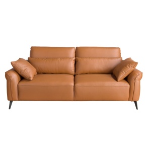 Canapea design LUX 3 locuri Brown Leather - Img 8