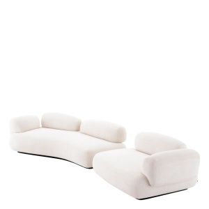Canapea design LUX Cabrera, Lyssa off-white - Img 3
