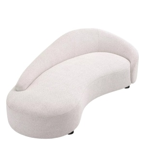 Canapea design LUX cu spatar rotunjit Rivolo, Lyssa off-white - Img 5