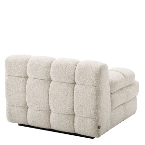 Canapea, Modul stanga design elegant LUX Dean left, boucle crem 115518 HZ - Img 3