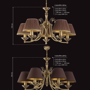 Candelabru 3 brate design clasic realizat manual CASAMIA - Img 8