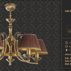 Candelabru 5 brate design clasic realizat manual CASAMIA - Img 2