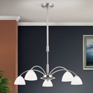 Candelabru 5 brate elegant design modern OPALDESIGN, satin - Img 1