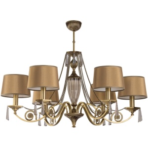Candelabru 6 brate design clasic cristal Asfour Monza - Img 1