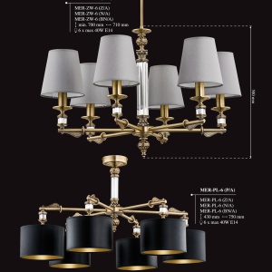 Candelabru 6 brate elegant design clasic MERANO - Img 10