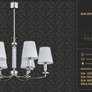 Candelabru 6 brate elegant design clasic ROSSANO - Img 2