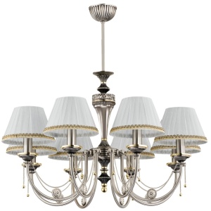 Candelabru 8 brate design clasic realizat manual Dorato - Img 1