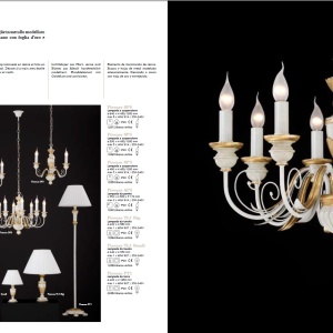 Candelabru 8 brate diametru 64cm FIRENZE SP8 BIANCO 46014 universul-luminii.ro