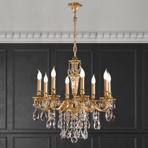Candelabru 8 brate LUX cu cristale Scholer, Boris 144614 universul-luminii.ro