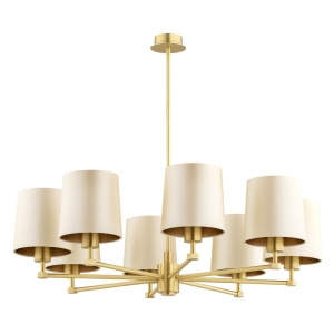 Candelabru 8 brate modern PRINCETON bej 145744 universul-luminii.ro