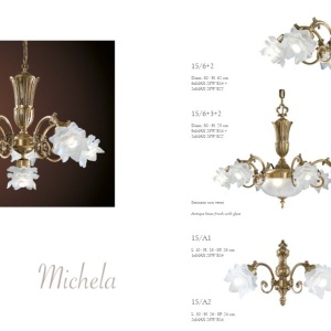 Candelabru 9 brate LUX design clasic realizat manual Michela 225384 universul-luminii.ro