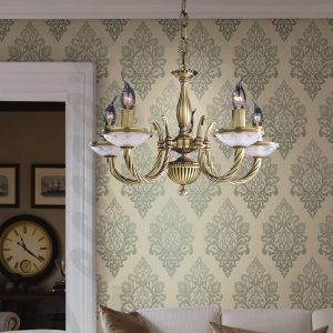 Candelabru clasic cu 5 brate design italian realizata manual 4650