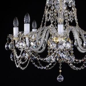 Candelabru Cristal Bohemia Exclusive 8 brate, diam. 66cm Donatela VIII CE 176994 universul-luminii.ro