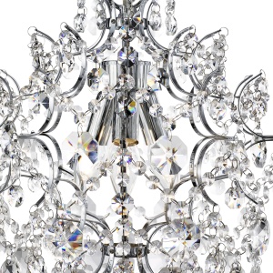 Candelabru cristal K9 design elegant 38cm Harrietta 7673-3CC SRT - Img 3