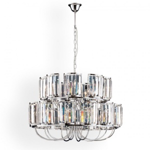 Candelabru cromat design LUX cu cristal K9 Gstaad 94574 universul-luminii.ro