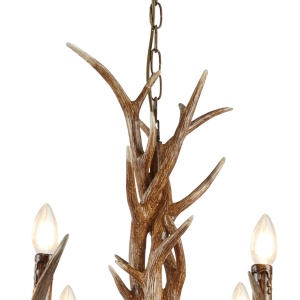Candelabru deosebit stil rustic Stag 6L 6416-6BR SRT 65634 universul-luminii.ro