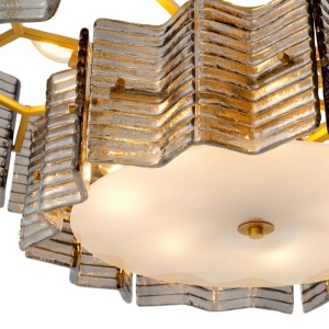 Candelabru design LUX, Sticla, Alama Antic, Silvano 244674 universul-luminii.ro