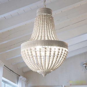 Candelabru design rustic MONET SP6 BIANCO 162751 - Img 1