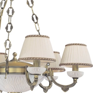 Candelabru din alama 6 brate design italian 5400 101984 universul-luminii.ro