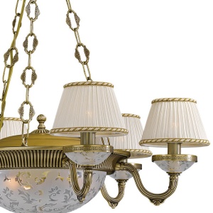 Candelabru din alama 6 brate design italian 6402 102114 universul-luminii.ro