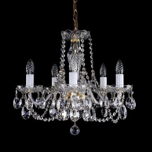 Candelabru elegant cu 5 brate Cristal Bohemia Exclusive ELSA V. CE