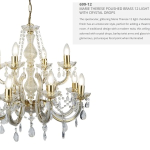 Candelabru elegant design clasic Marie Theresea 12L 699-12 SRT - Img 3