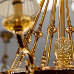 Candelabru elegant LUX realizat manual Michelangelo 162074 universul-luminii.ro