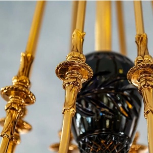 Candelabru elegant LUX realizat manual Michelangelo 240094 universul-luminii.ro