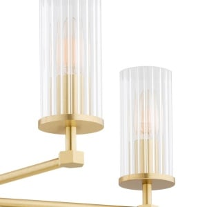 Candelabru elegant realizat din alama Hampton 5L 225844 universul-luminii.ro