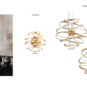 Candelabru LED design contemporan CALLIGRAPHY small - Img 2