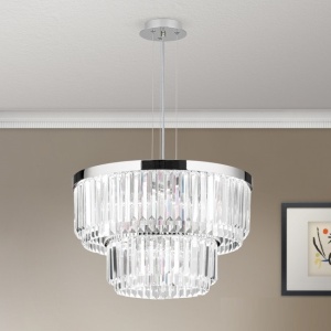 Candelabru, Lustra LED design LUX PRISM, chrome 197284 universul-luminii.ro