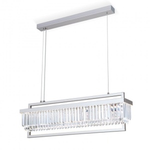 Candelabru, Lustra LED design LUX PRISM, chrome - Img 1