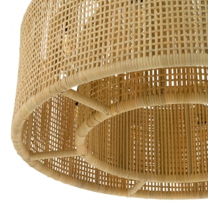 Candelabru LUX design natural Bernardi ratan - Img 5