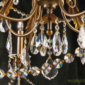 Candelabru LUX super elegant cu 12 brate Miramare LU 2407/8+4 silber-goldOR 178754 universul-luminii.ro