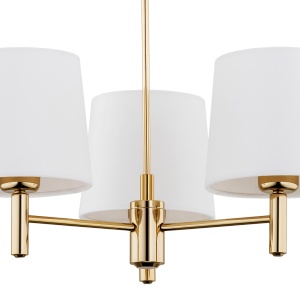 Candelabru modern design elegant PONTE 3L crem 102884 universul-luminii.ro