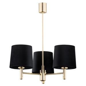 Candelabru modern design elegant PONTE 3L negru 102914 universul-luminii.ro