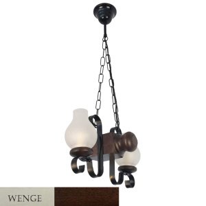 Candelabru rustic fabricat manual din lemn Rustic WOOD-RU-SP2 - Img 7
